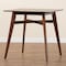 Baxton Studio Leena Mid-Century Modern Walnut Brown Finished Wood Counter Height Pub Table 234-13285-ZORO - alternate 4